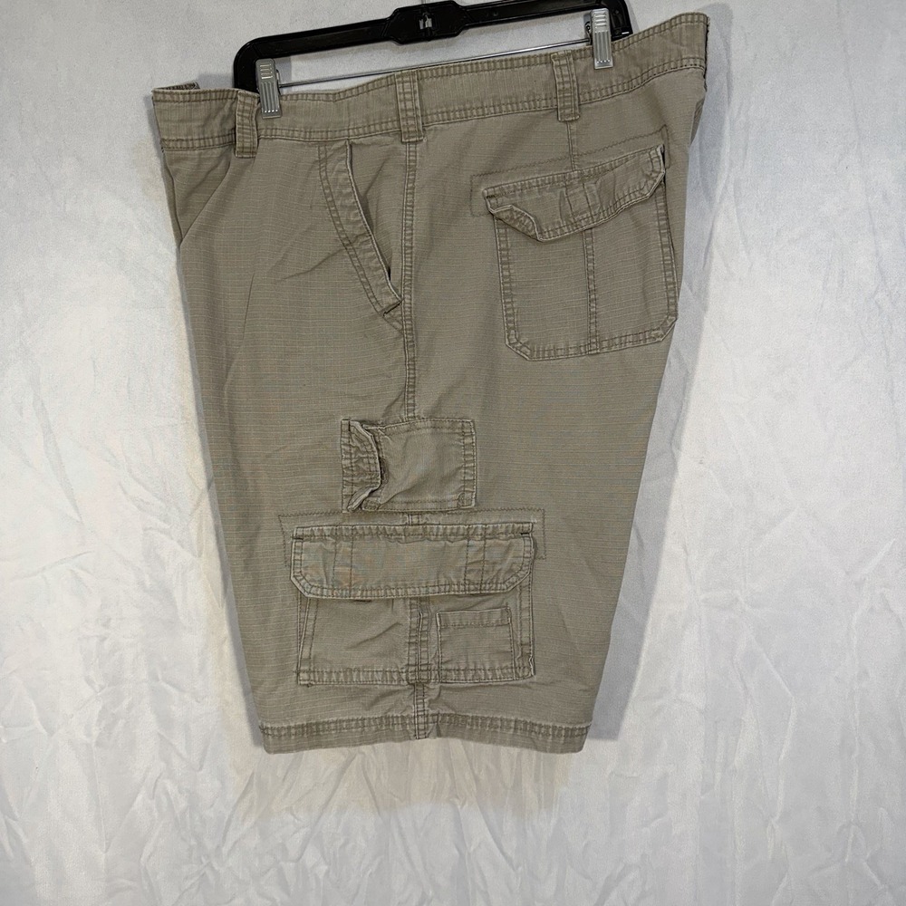 mens ripstop cargo Shorts Beige Size 44 Multi Pocket Medium Wash‎ Camp Hike